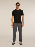 Men’s Merino 200 Oasis Short Sleeve Crew Thermal Top Black - 4