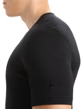 Men’s Merino 200 Oasis Short Sleeve Crew Thermal Top Black - 5
