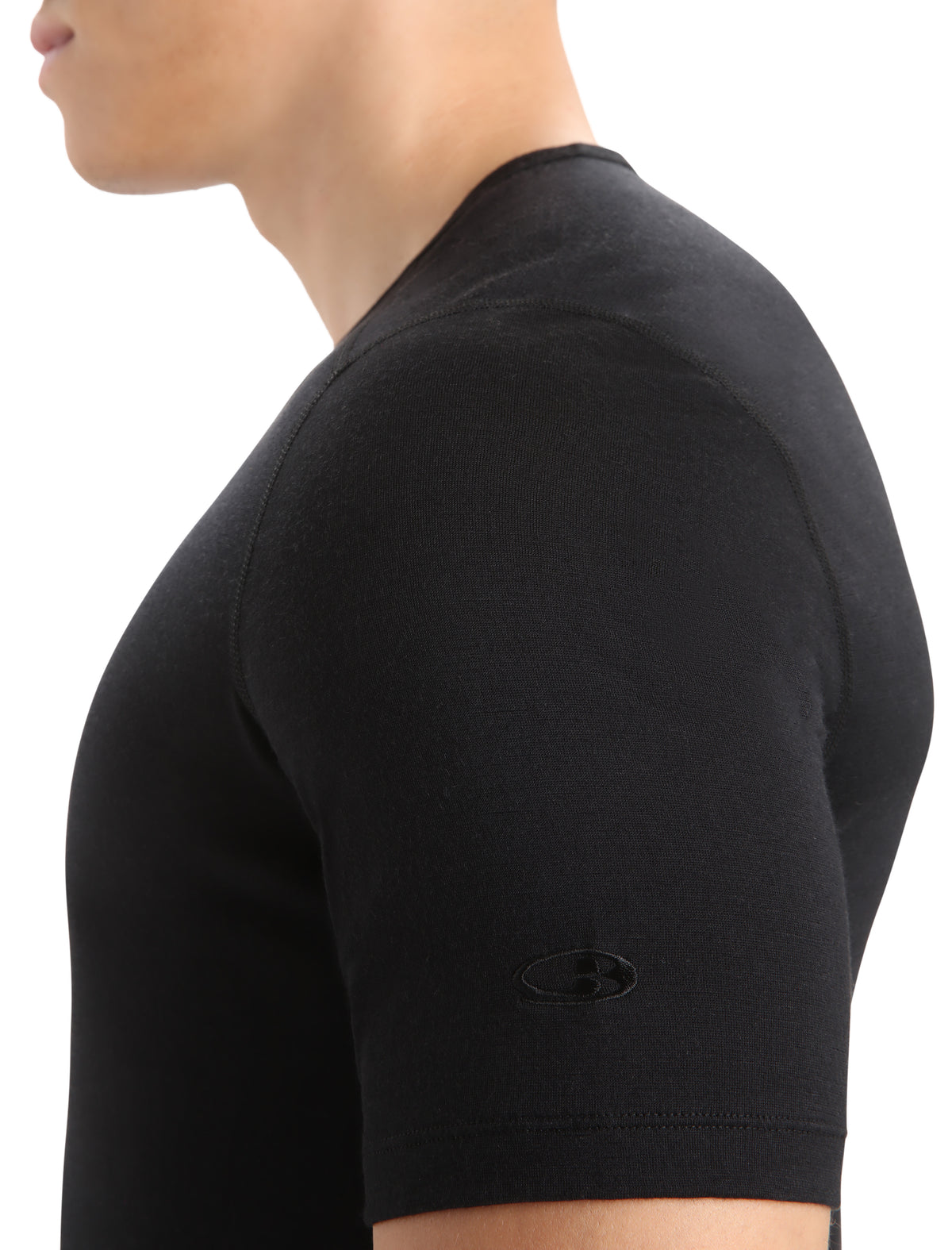 Men’s Merino 200 Oasis Short Sleeve Crew Thermal Top Black - 5