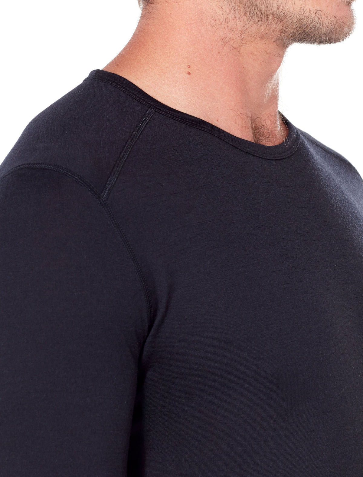 Men’s Merino 200 Oasis Short Sleeve Crew Thermal Top Black - 6