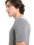 Men’s Merino 200 Oasis Short Sleeve Crew Thermal Top Gritstone Heather - 6