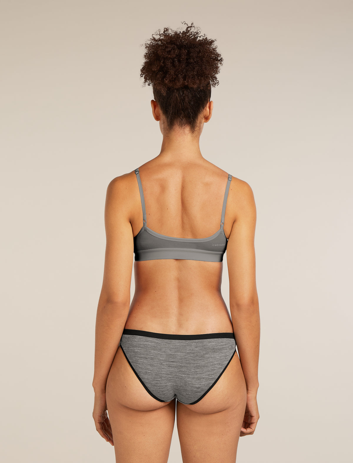 Women’s Merino 150 Siren Bra Gritstone Heather - 2
