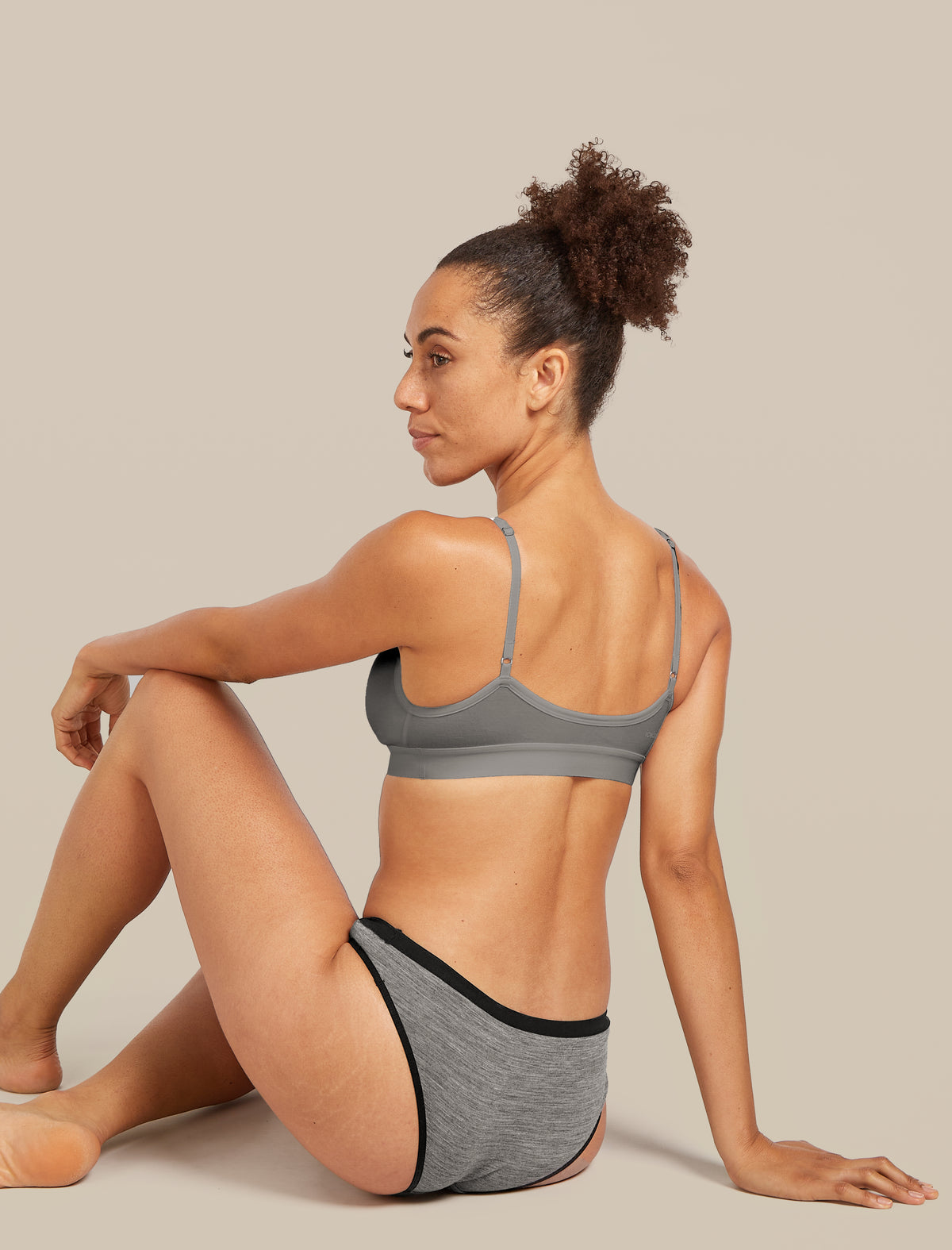 Women’s Merino 150 Siren Bra Gritstone Heather - 5