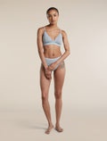 Women's Merino 150 Siren Bra Zinc Blue - 6