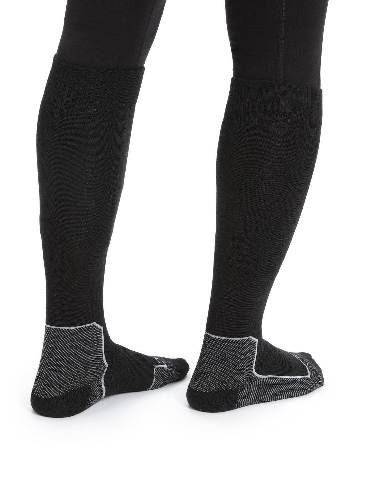 Women’s Merino Ski+ Ultralight Over the Calf Socks Black - 2