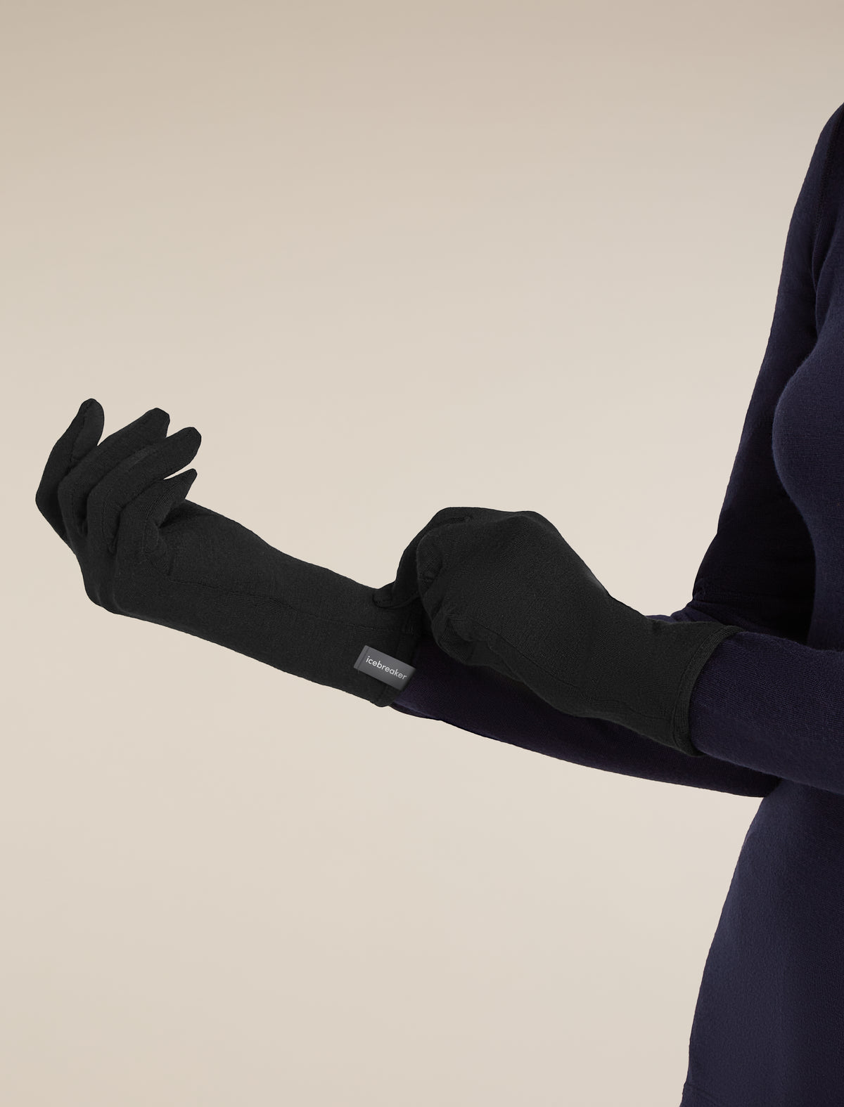 Unisex 260 Oasis Glove Liners Black - 7