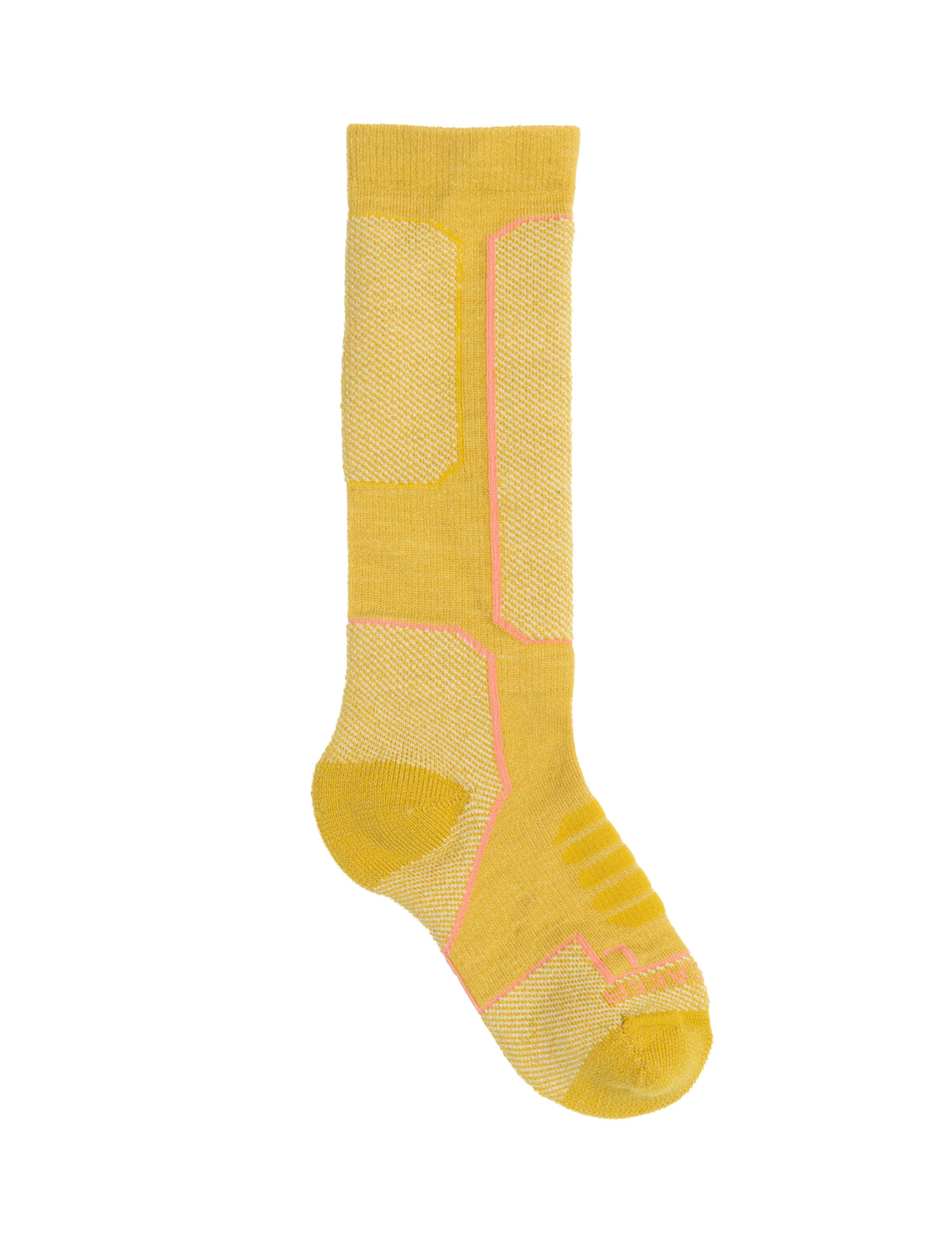 Kids’ Merino Ski+ Medium Over the Calf Socks Lux/Glow - 1