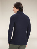 Men’s Waypoint Long Sleeve Half Zip Sweater Midnight Navy - 3