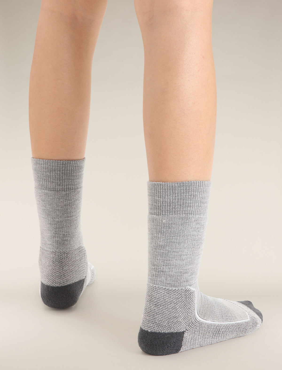 Women’s Merino Hike+ Medium Crew Socks Blizzard Heather - 2