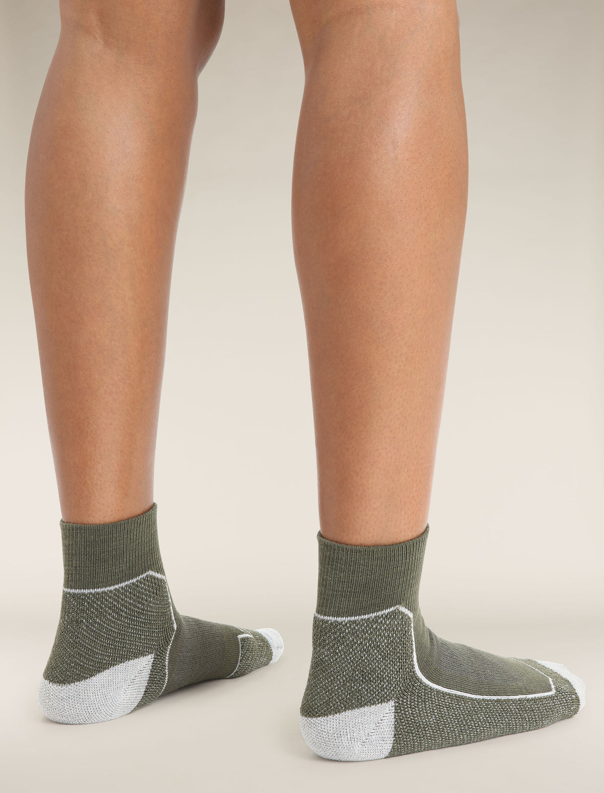 Women’s Merino Hike+ Light Mini Socks Loden/Blizzard Heather - 3