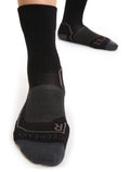 Women’s Merino Hike+ Light Crew Socks Black/Monsoon - 3