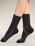 Women’s Merino Hike+ Heavy Crew Socks Metro Heather - 1