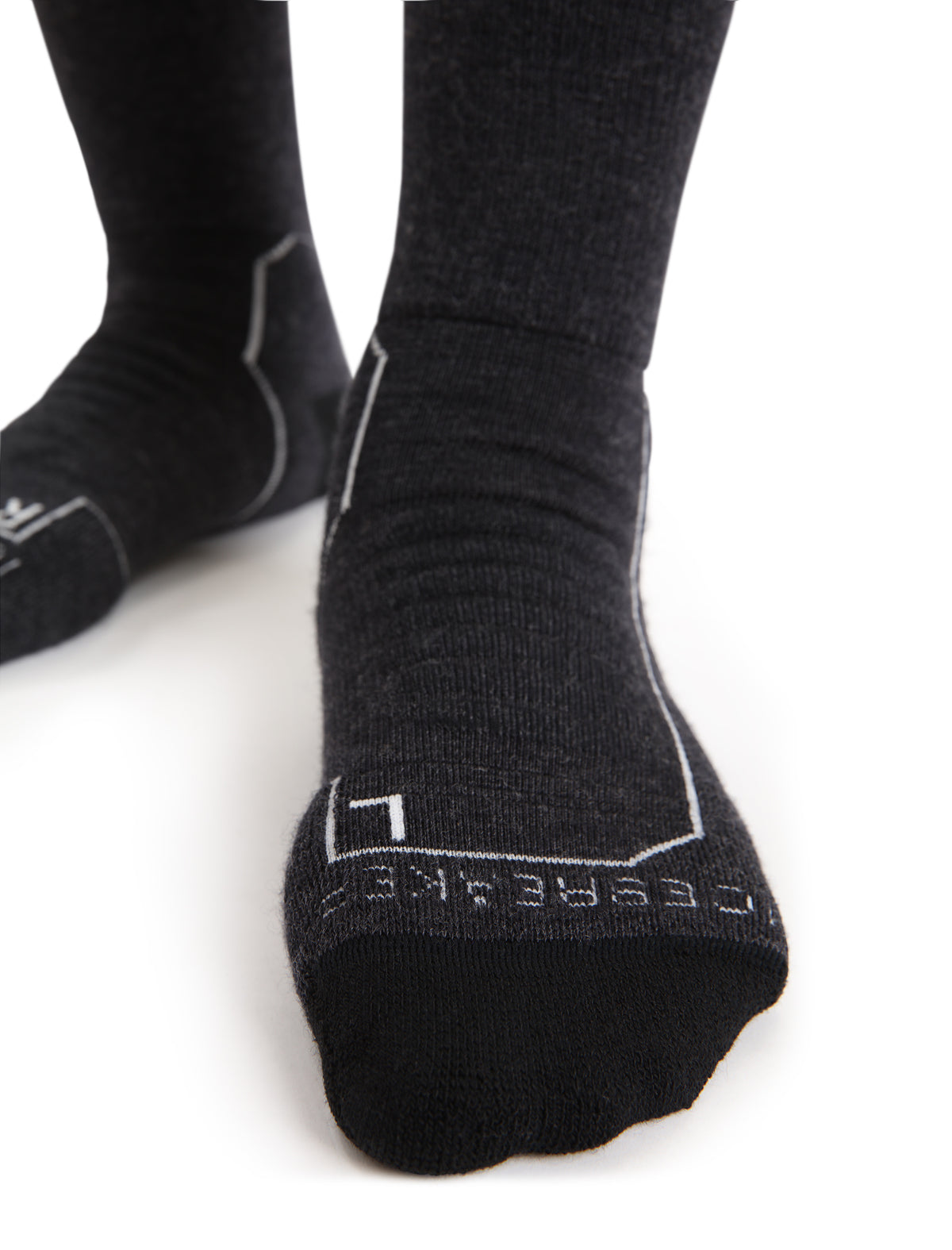 Women’s Merino Hike+ Heavy Crew Socks Metro Heather - 3