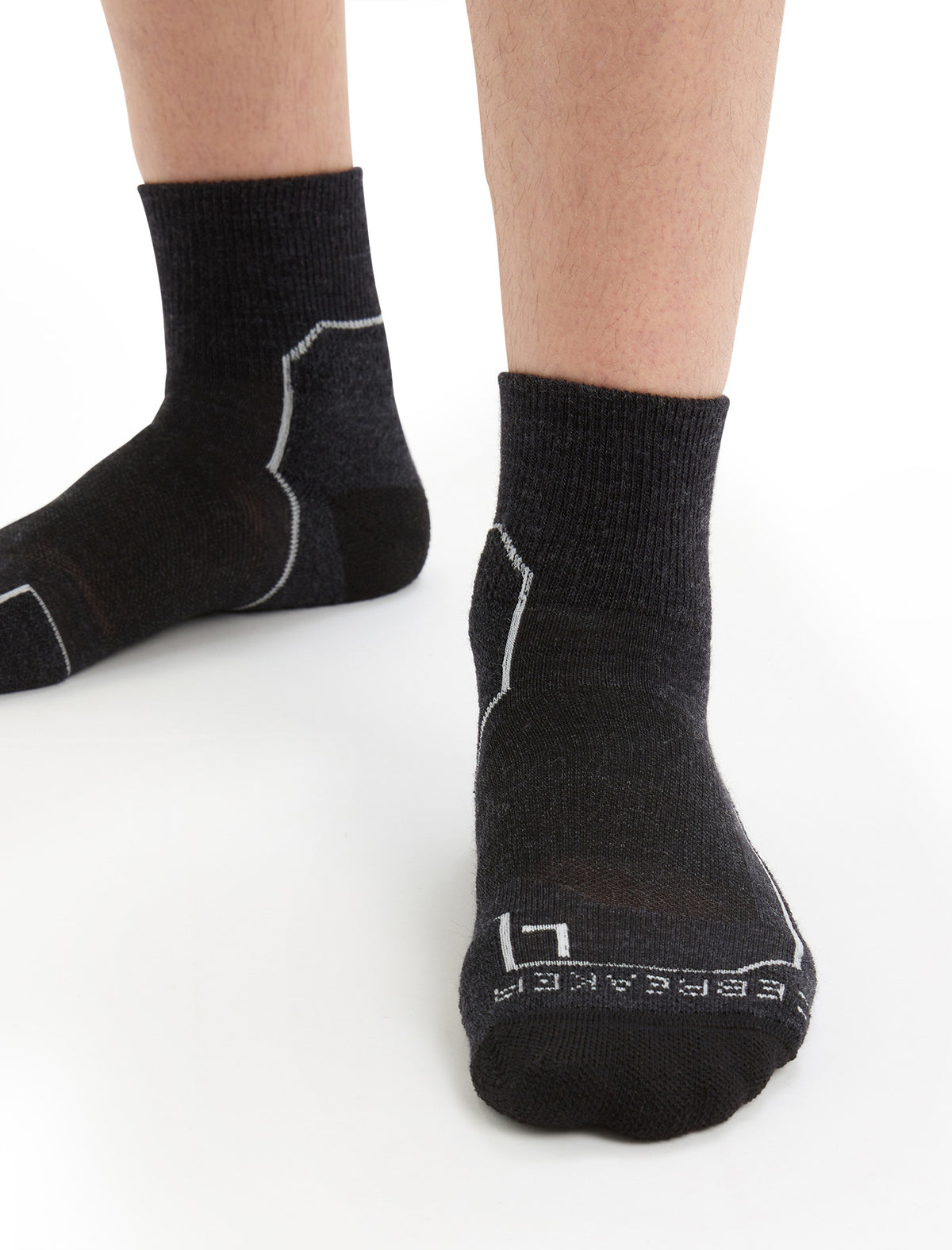 Men’s Merino Hike+ Light Mini Socks Metro Heather - 3