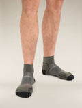 Men’s Merino Hike+ Light Mini Socks Loden/Black - 1