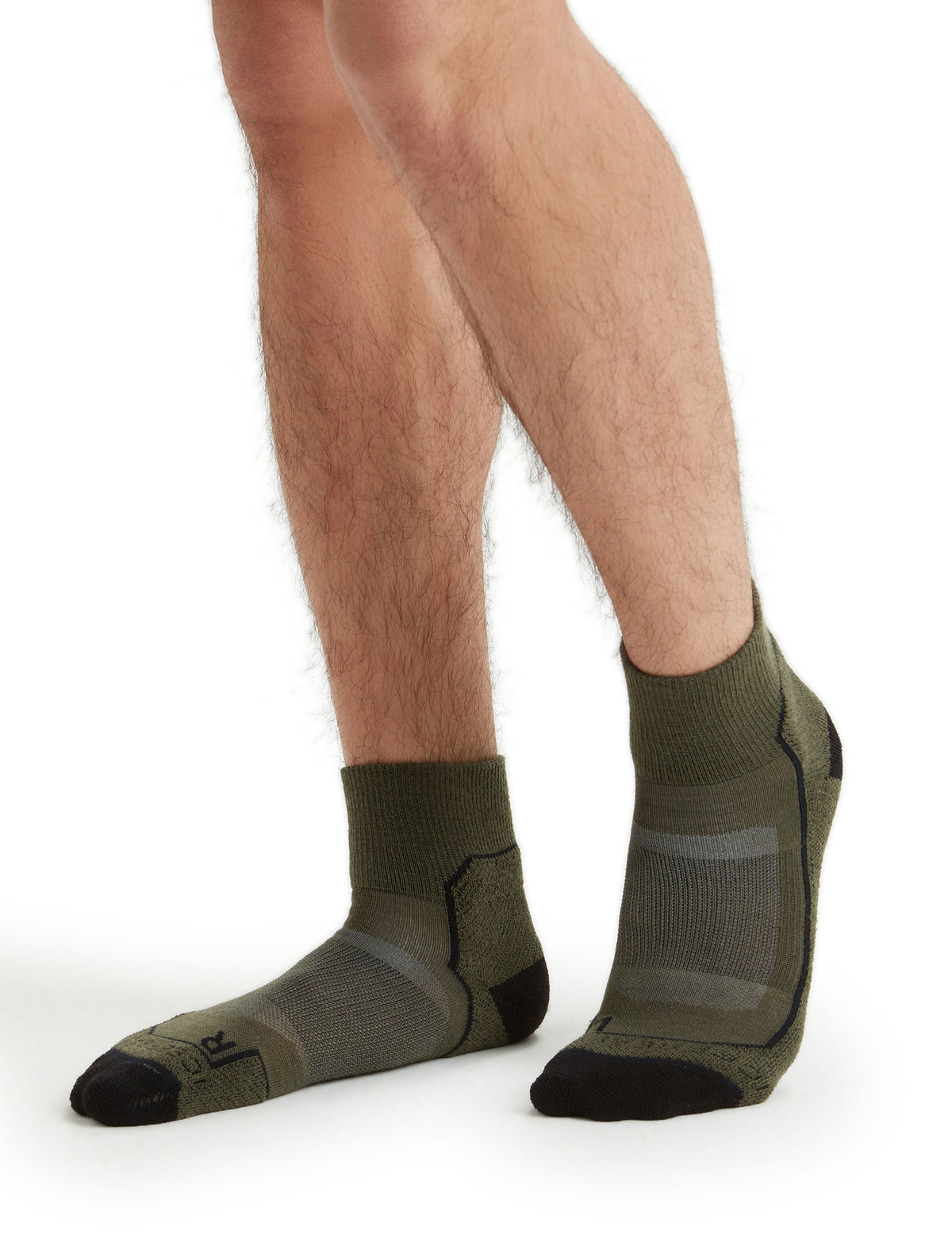 Men’s Merino Hike+ Light Mini Socks Loden/Black - 3