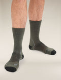 Men’s Merino Hike+ Light Crew Socks Loden/Black - 1