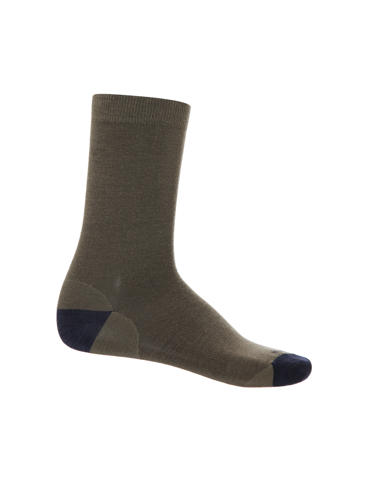 Men’s Merino Lifestyle Fine Gauge Crew Socks Loden/Midnight navy - 4