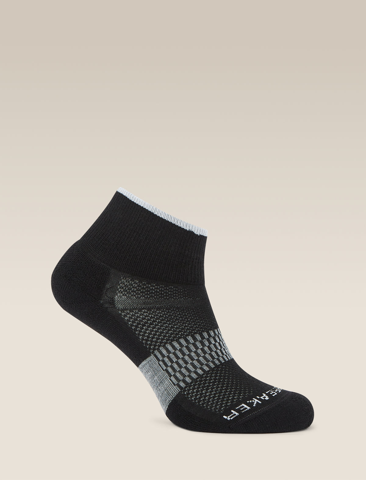 Women’s Merino Multisport Light Mini Socks Black/Snow - 1