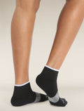 Women’s Merino Multisport Light Mini Socks Black/Snow - 5