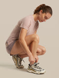 Women’s Merino Multisport Light Micro Pink quartz/Java/Porcini - 4