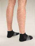 Men’s Merino Multisport Light Micro Socks Black/Snow - 2