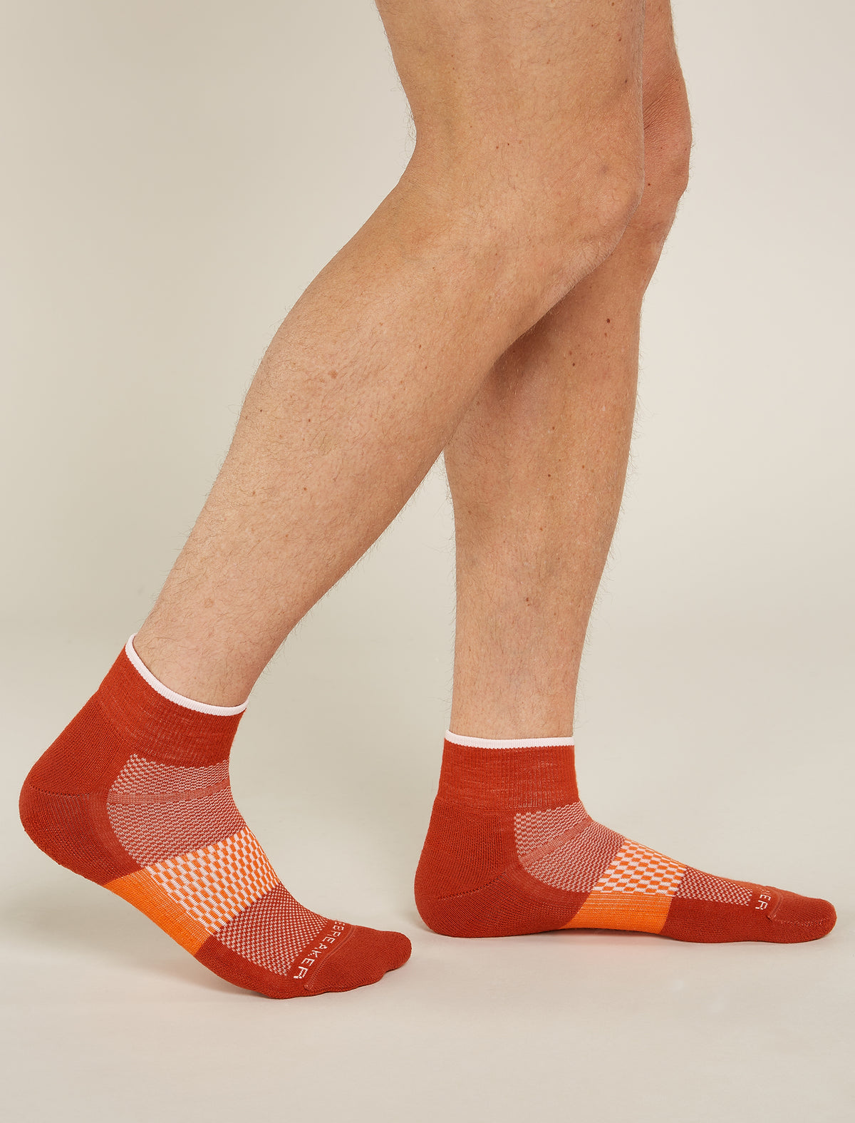 Men’s Merino Multisport Light Mini Socks Molten/Snow - 2