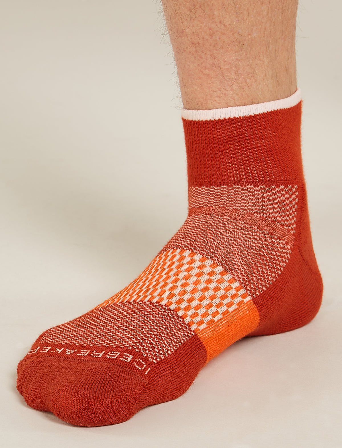 Men’s Merino Multisport Light Mini Socks Molten/Snow - 3
