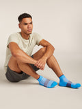 Men’s Merino Multisport Light Mini Socks Arctic/royal navy - 2