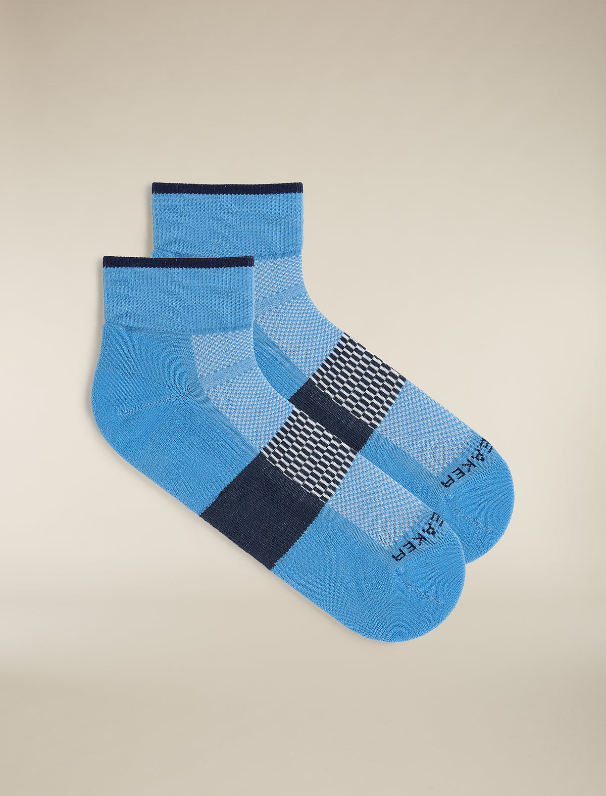 Men’s Merino Multisport Light Mini Socks Arctic/royal navy - 3