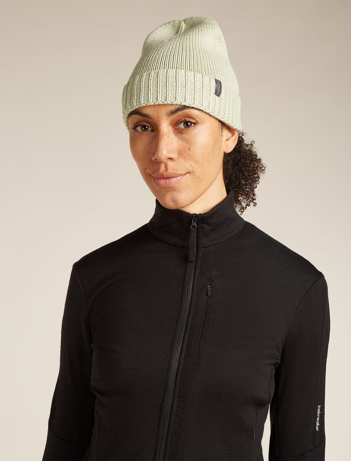 Unisex Vela Cuff Beanie Ashen - 1