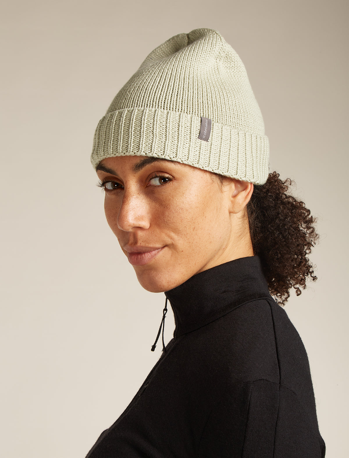Unisex Vela Cuff Beanie Ashen - 2