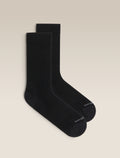 Women’s Merino Lifestyle Fine Gauge Crew Socks Black - 4