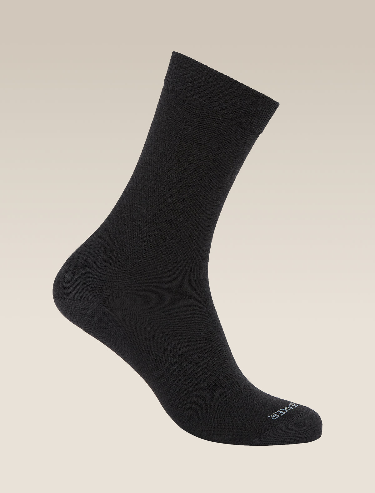 Women’s Merino Lifestyle Fine Gauge Crew Socks Black - 5
