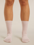 Women’s Merino Lifestyle Fine Gauge Crew Pink quartz - 2