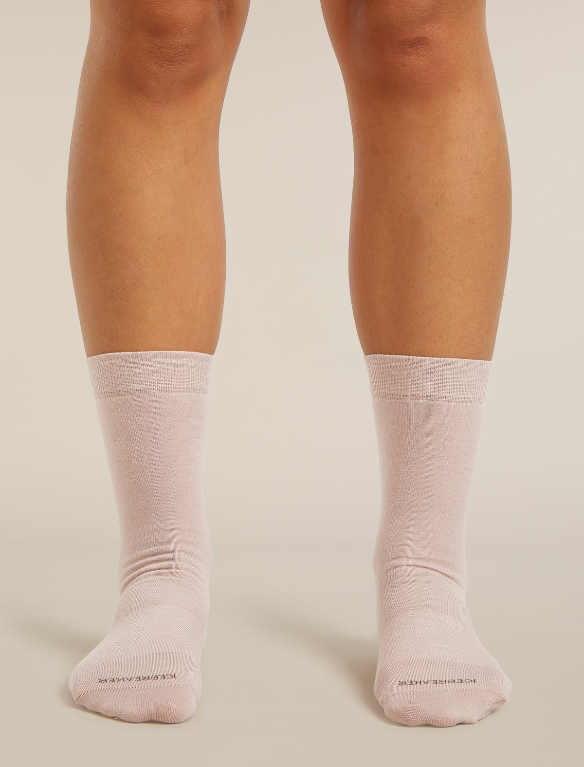 Women’s Merino Lifestyle Fine Gauge Crew Pink quartz - 2