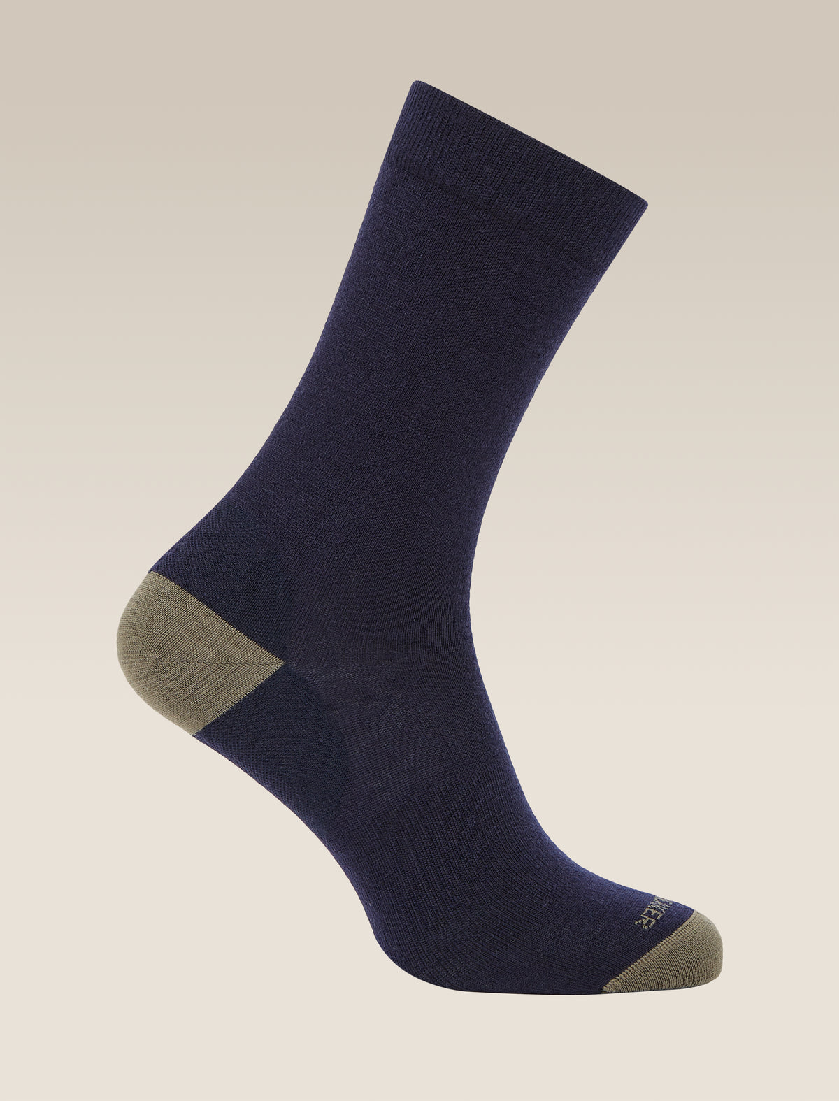 Women’s Merino Lifestyle Fine Gauge Crew Socks Midnight Navy/Loden - 1