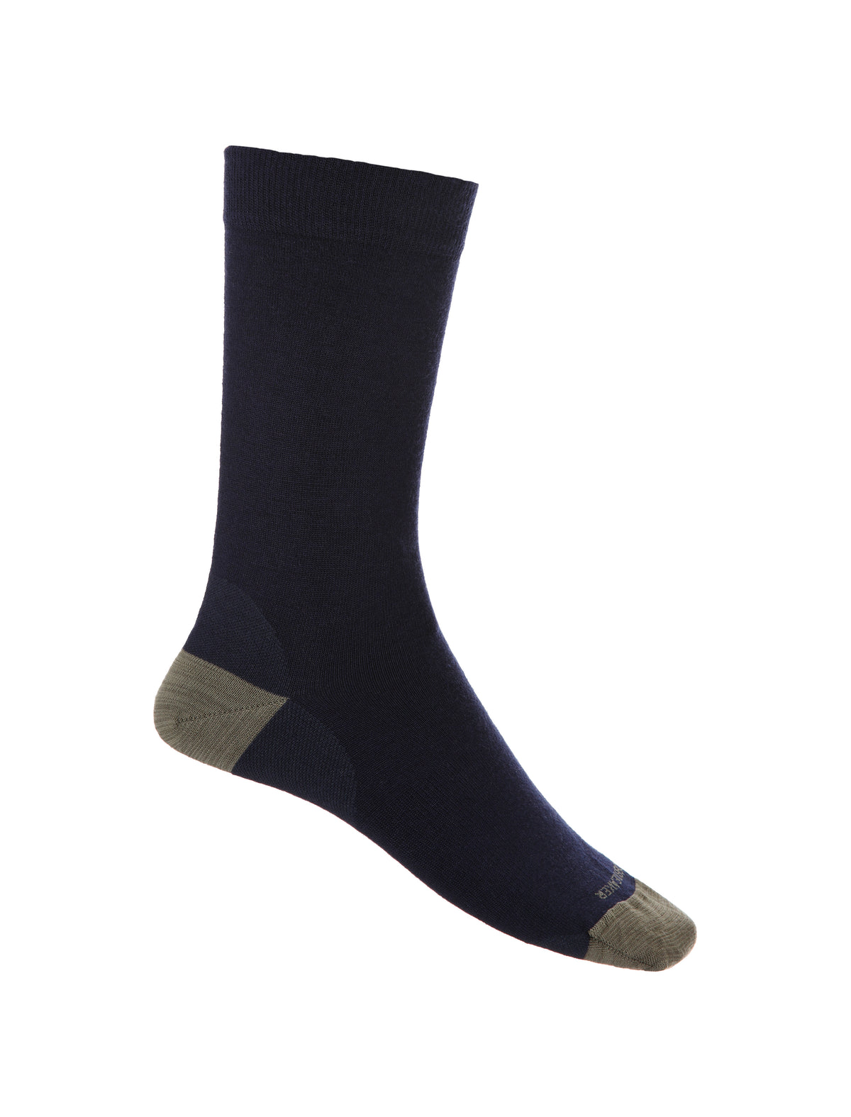 Women’s Merino Lifestyle Fine Gauge Crew Socks Midnight Navy/Loden - 8