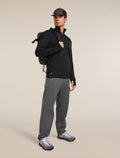 Men’s Merino 300 Original Long Sleeve Half Zip Top Black - 4