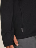 Men’s Merino 300 Original Long Sleeve Half Zip Top Black - 6