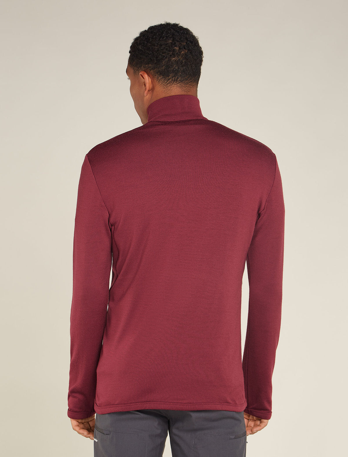 Men’s Merino 300 Original Long Sleeve Half Zip Top Port - 2