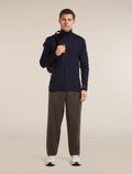 Men’s Merino 300 Original Long Sleeve Half Zip Midnight Navy - 4
