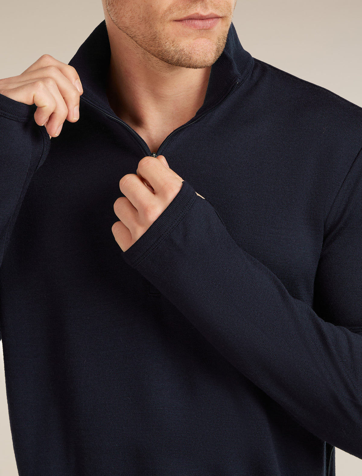 Men’s Merino 300 Original Long Sleeve Half Zip Midnight Navy - 6