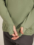 Merino 300 Original Long Sleeve Half Zip Top Lichen - 8