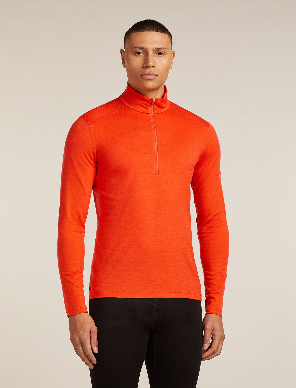Men's Merino 200 Oasis Long Sleeve Half Zip Thermal Top Fervid - 1