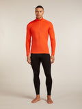 Men's Merino 200 Oasis Long Sleeve Half Zip Thermal Top Fervid - 3