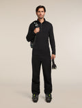 Men’s Merino 260 Tech Long Sleeve Half Zip Thermal Top Black - 4