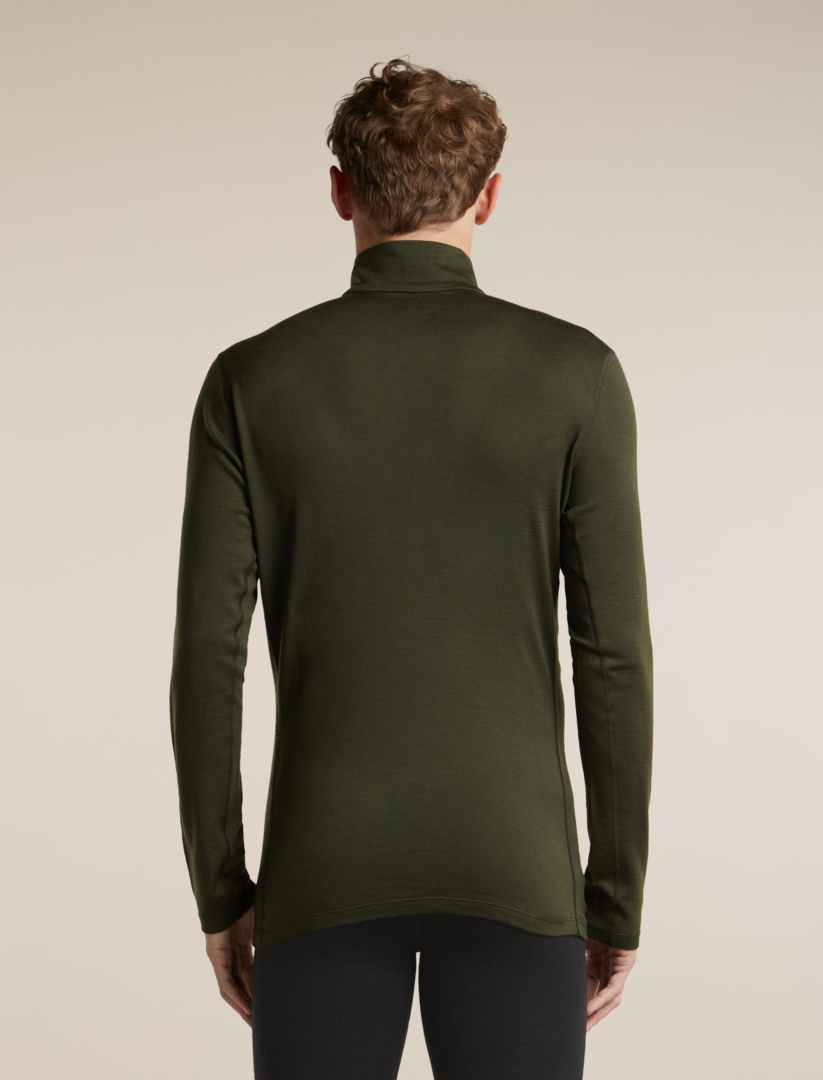 Men's Merino 260 Oasis Long Sleeve Half Zip Dark Loden - 2