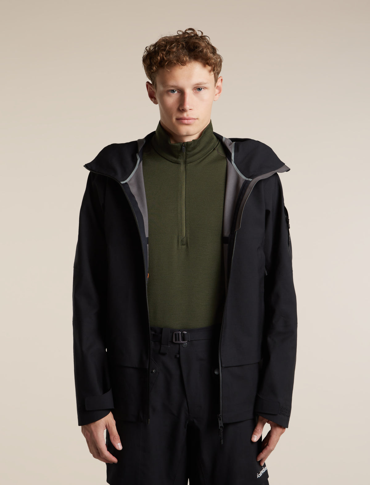 Men's Merino 260 Oasis Long Sleeve Half Zip Dark Loden - 5