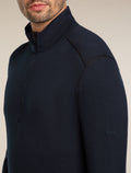 Men’s Merino 260 Tech Long Sleeve Half Zip Thermal Top Glacier - 6
